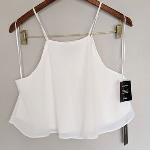 NWT: Lulu's White Crop Top